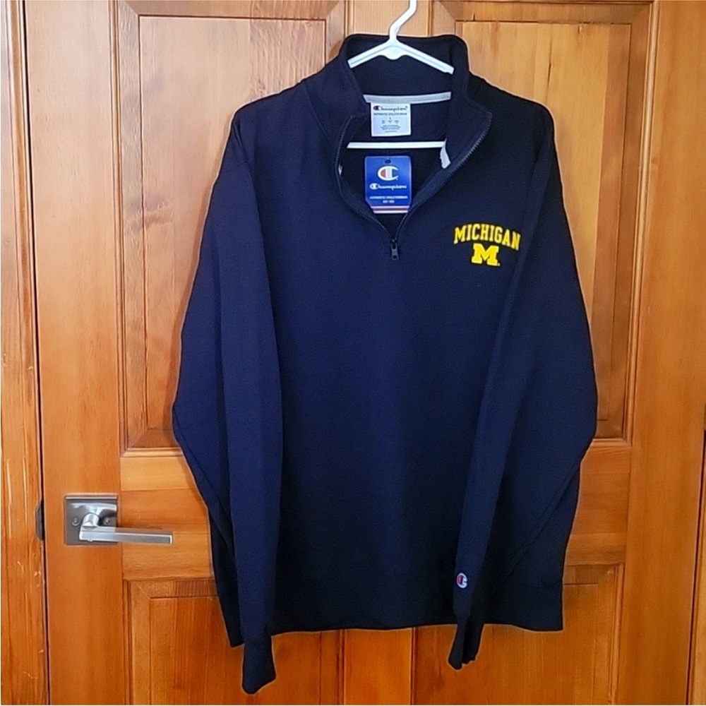 University of Michigan Champion Brand Quarter Zip